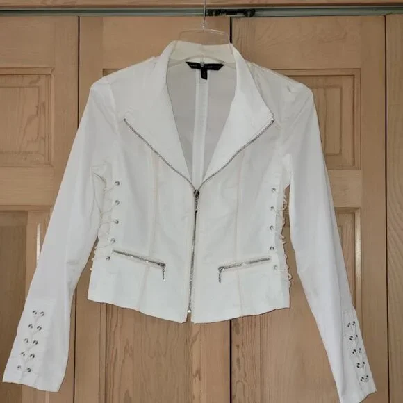 WHBM White Jacket Size 0 - Picture 1 of 6